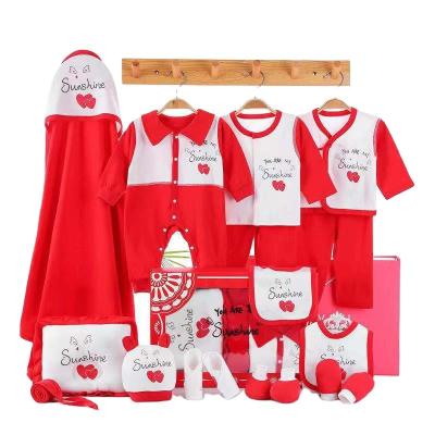 China Breathable Newest Design Newborn Baby Clothing Fall Suits Baby Essentials Set Newborn Body Suit for sale