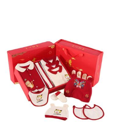 China Breathable High Quality Luxury Cheap Baby Essentials Set Newborn Body Suit 8 in 1 Set for Boys and Girl for sale