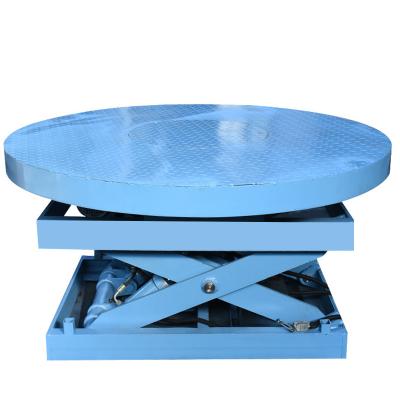 China 3000kg manganese steel car turntable for car show swing stage scissor lift table, car platform turntable for sale