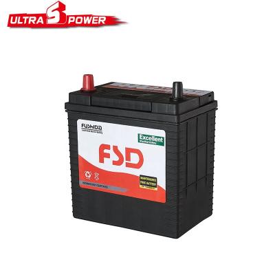 China Best selling JIS standard indonesia car 12v36ah Maintenance Free battery box for sale