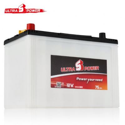 China High quality large capacity JIS lead acid 12V 90AH auto battery for sale