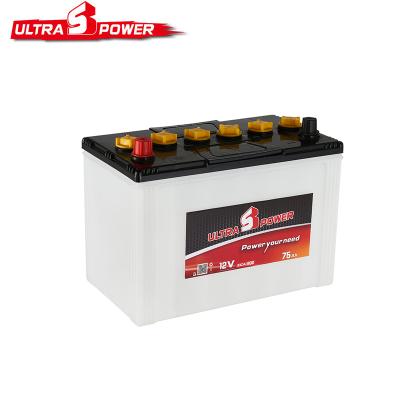 China Hot sale products JIS standard auto rickshaw 12v 90ah Dry Charged car battery price automotive in bangladesh for sale