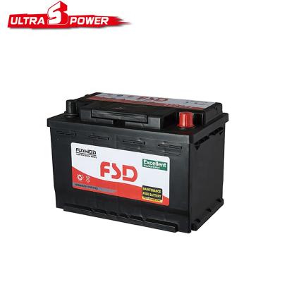 China Qualities product 12v car maintenance free automobile battery for sale