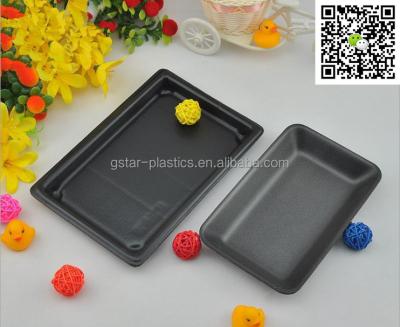 China Eco - Friendly Blister Foam Tray For Fisheries Products Seafood Use Square Styrofoam Paddle for sale