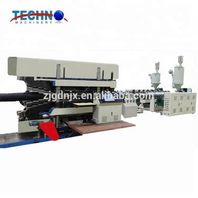 China Corrugated PIPE PVC/PE Double Wall Twin Layer Plastic Pipe Production Line Drainage Pipe Making Machine Manufacturers for sale