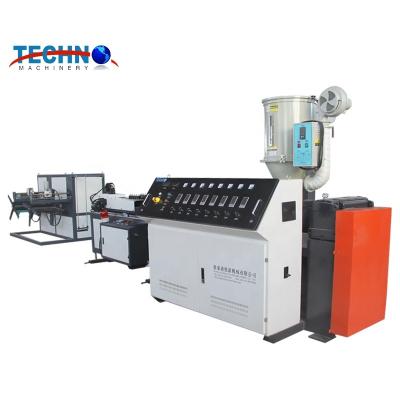 China Protective hose pp hose pp protective sheath tube machinery/pe spiral spiral wrapping hose production line for sale