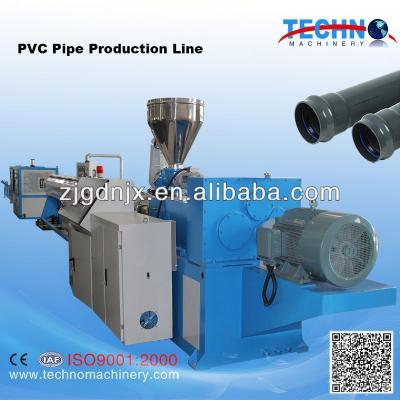 China PIPE Extruder PVC Pipe Machinery / PVC Plastik Pipe Machine for sale