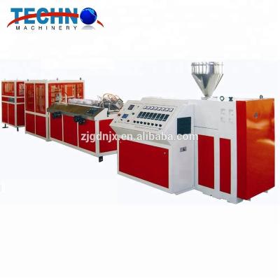 China Plastic Profile PVC Edge Strip Extrusion Machinery For Furniture Edgeband for sale