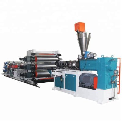 China Plastic Sheet Sheet Extrusion Line For PVC Sheet Making Process for sale