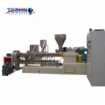 China Composited Wood Plastic Profile / Board / Pallet Twin Screw Machines For Making Wood Plastic Pellets for sale