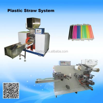 China Drinking Straw Drink Straw Unit /Plastic Machine Small Pipe Production Line for sale