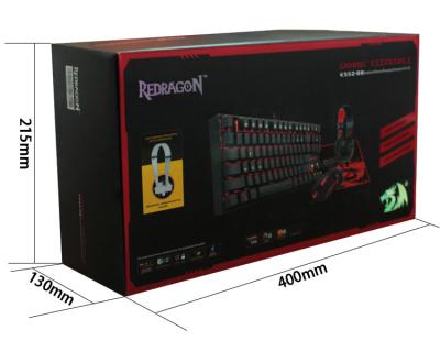 China Human Ergonomic Redragon K552-BB Wired Mechanical Keyboard and Mouse Teclado Y Mouse Gaming Combo for sale