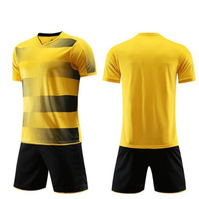 China Custom School Football Soccer Uniforms Soccer Jersey Set Uniforms for sale