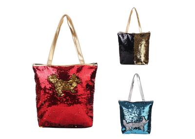 China Fashion magic shifting color unilateral sequins ladies shoulder bag shopping bag for sale