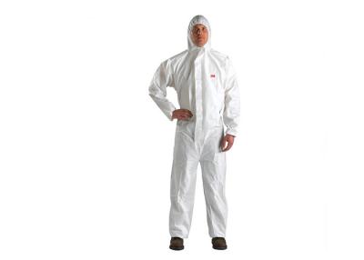 China Non-woven Siamese with cap dustproof anti-particle isolation clothing anti-static anti-spatter protective clothing for sale