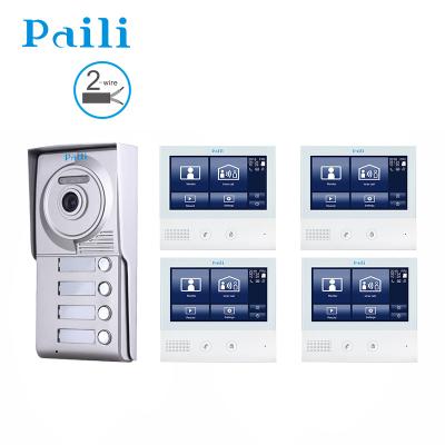 China Hot Selling Home Security System IP Door Intercom Homemade Video Camera Video Two Way Audio Wifi Doorbell Video Intercom for sale