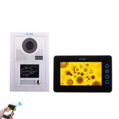 China Open Amazon 2020 hot sale 10 inch cable video citofono smart video door phone by 2 waterproof for villa for sale