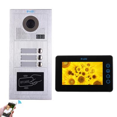 China Open the video villa door phone door intercom KIT Analog 2 wire night vision economical villa capture for sale