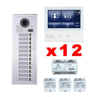 China Waterproof / Weatherproof Apartment Video Door Phone 7