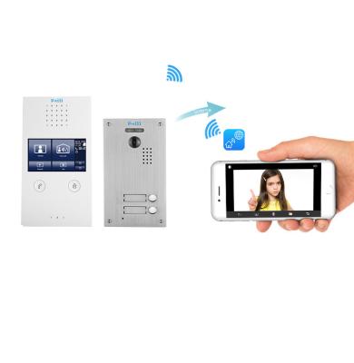 China Waterproof/Protect 2 Wire Intercom Doorbell Villa HD Video Night Vision Doorphone Weather Security System for sale