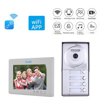 China High quality hands free home security system video intercom, 12v video door bell phone with camera for sale