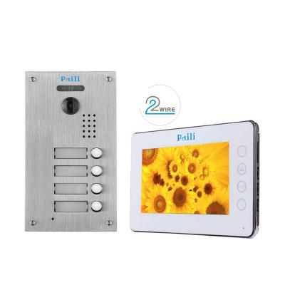 China Home Security System IP Wire Video Intercom With Remote Control For Multi Building Video Doorbell Phone for sale