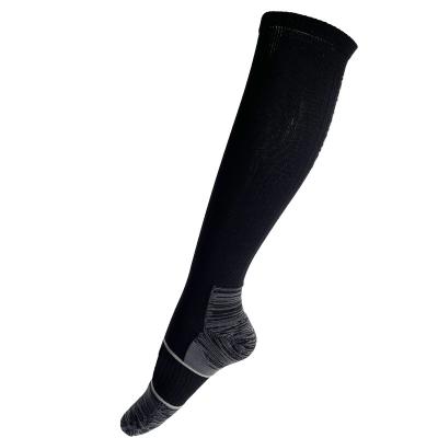 China Breathable Unisex Long Tube Sports Pressure Running Chafing Compression Leg Solid Color Socks Diabetic Socks for sale