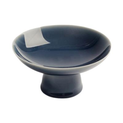 China First Generation Art Ceramic Art 12*12*6cm Snack Tray Tables With Unique Stand Snack Trays for sale