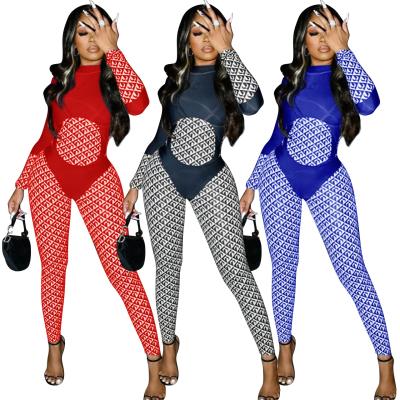 China Anti-wrinkle wholesale women fall clothes body suit rompers and jumpsuit rompers 1 piece jumpsuits fall 2021 for sale