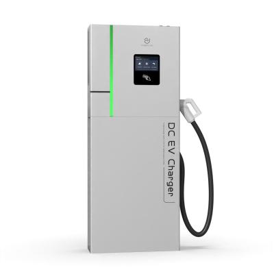 China Charging Electric Car Gb/t Wall Mounted Charging Ccs2 3 Phase 30kw DC Ev Fast Charger 150~1000v Output Electric Vehicle Charging Station DC Wallbox for sale