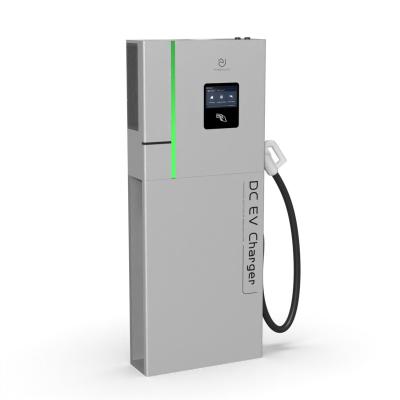 China Charging Electric Car Charging New Energy Electric Vehicles Charger DC 30kw Solar Dc Ccs Ev Charging Station For Electric Car Wallbox Ev Charger Wall Mounted for sale