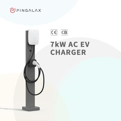 China Veichles Charging Station Evse Manufacturer Wallbox 7kw 11kw 22kw Fast Ev Charger Type2 3phase Type 1 Gbt 16a 32a AC Ev Charger Station for sale