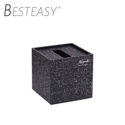 China Minimalist Besteasy Factory Hotel Bathroom Accessories Tissue Paper Hotel Tissue Acrylic Box Cover for sale