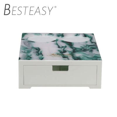 China Besteasy Acrylic Factory Customized Acrylic Storage Box Hotel Amenity Box for sale