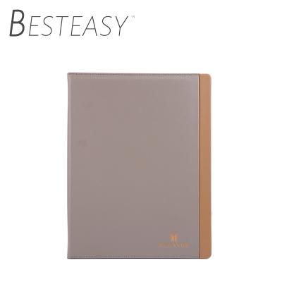 China Waterproof And It Broke 5 Star Hotel Service Leather Notepad Holder Luxury Customized Phone Book Folder for sale