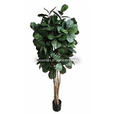 China Home/Hotel/Office/Festival/Indoor Decorative Potted Plants Eco-friendly High Quality Artificial Fiddle Tree Indoor Decoration for sale