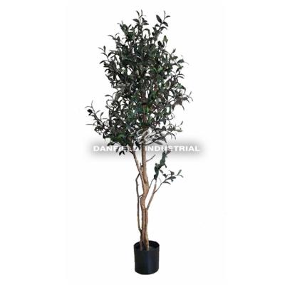 China Artificial Home/Hotel/Office/House Use Olive Tree Bonsai Plants For Festival/Decoration Faux Plant Indoor Indoor Decorative Silk Leaf for sale