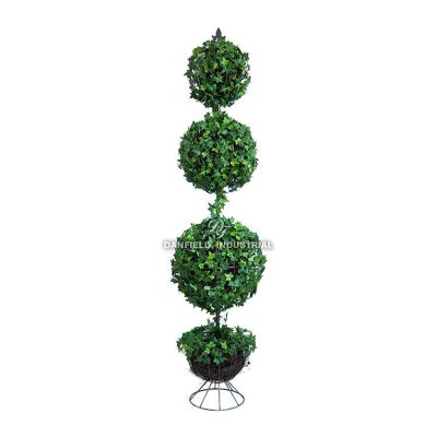 China Home/Hotel/Office/Indoor Outdoor Green Creative Ivy Topiary Trees Artificial Festival/Factory Decoration Indoor Decoration New for sale