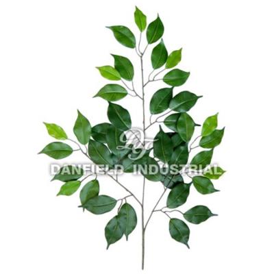 China Home/hotel/office/plastic artificial ficus leaves festival throw/indoor decoration plant wholesale greenery for decoration for sale