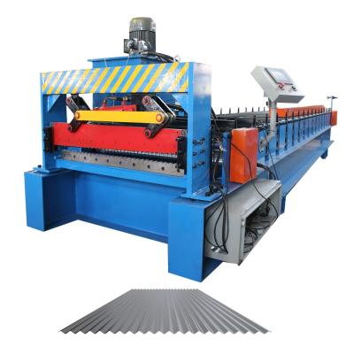 China PLC Automatic Control High Speed ​​Automatic Roof Sheet Making Machine Corrugated Roof Roll Forming Machine for sale