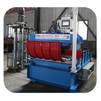 China Hydraulic Hotels Metal Roof Panel Curving Roofing Machine for sale