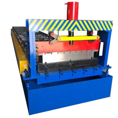 China Building Material Stores Auto Portable Standing Seam Metal Roof Machine for sale