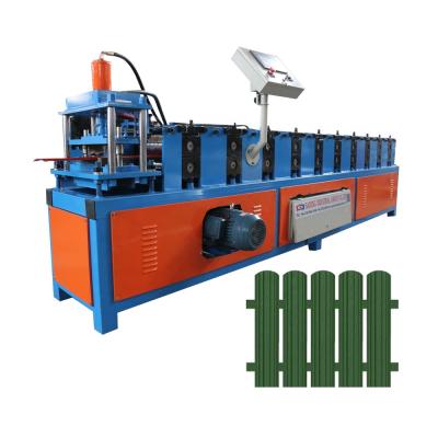 China Building Material Shops Dura 105 Metal Palisade Fence Roll Forming Machine for sale