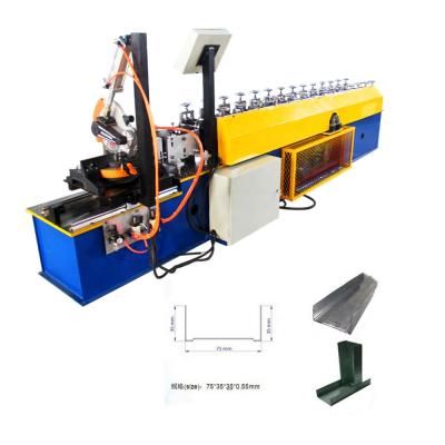 China Building Material Shops Steel Sheet C U Channel Light Keel Roll Forming Machine for sale