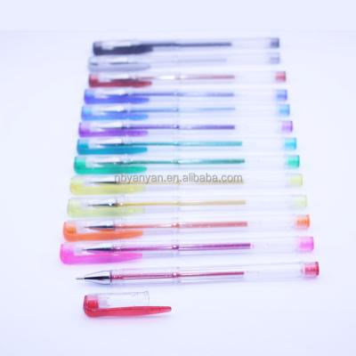 China Daily Glitter Basics Gel Pens Fine Glitter Good Quality 100 Unique Colors Gel Ink Art Pens Set For Kids Coloring Book Gel Pens for sale