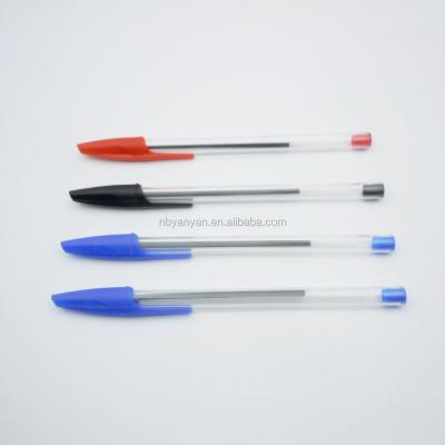 China Pen Factory Custom Promotional Cheap Ball Point Pen Plastic Tip Pen With Logo for sale