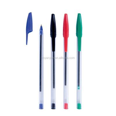 China office & School Pen Best Selling Hot Selling Plastic Stick Ballpoint Pen YY0001 for sale