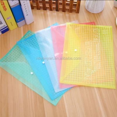 China Wholesale Cheap Waterproof Transparent Plastic Folder Bag for sale