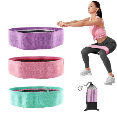 China Fitness Equipment Exercise Hip Resistance Band Elasticity Resistance Bands Stable Fitness Legs Butt Gym Yoga Elastic Bands for sale