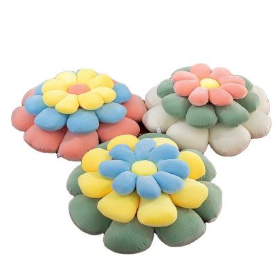 China Wholesale Active Sunflower Cushion Small Daisy Flower Stuffed Throw Pillow Sofa Cushion Headrest Office Chair XUX Cartoon Cushion Push for sale